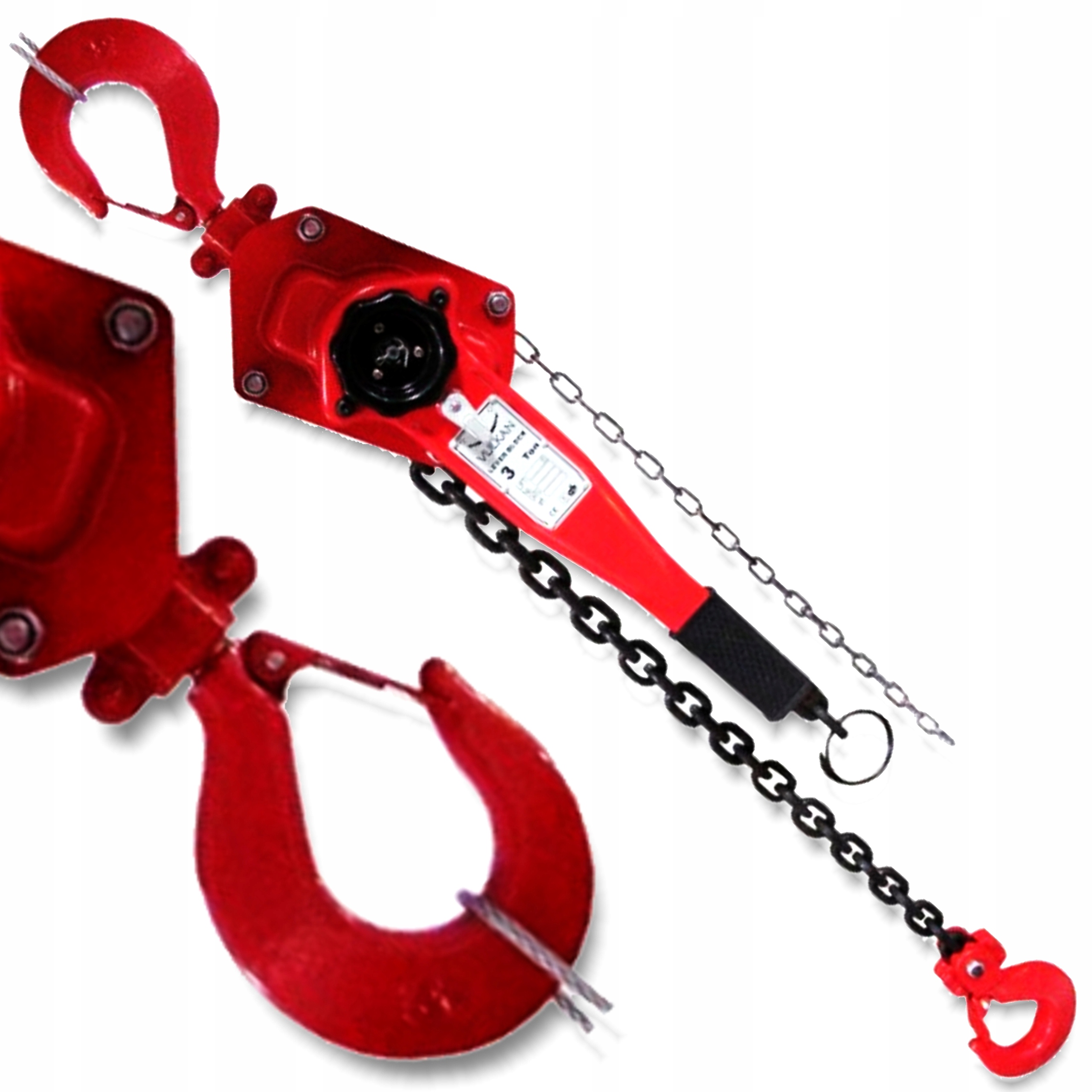 Forcekraft Račňový závesný navijak 1,5 Tony 1,5 m Reťaz