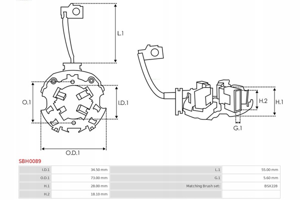 AS-PL SZCZOTKOTRZYMACZE ROZRUSZNIKA Producent części AS-PL