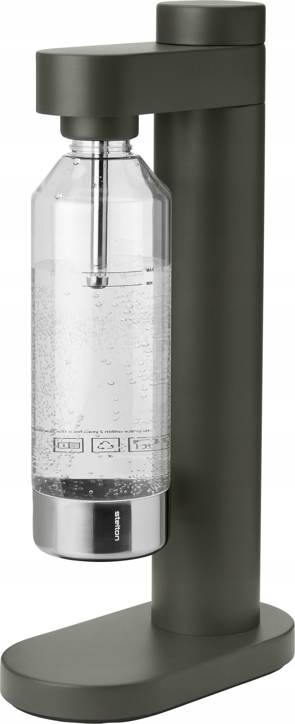 Stelton Brus Kávovar na ocel výrobník sody Tmavě zelený