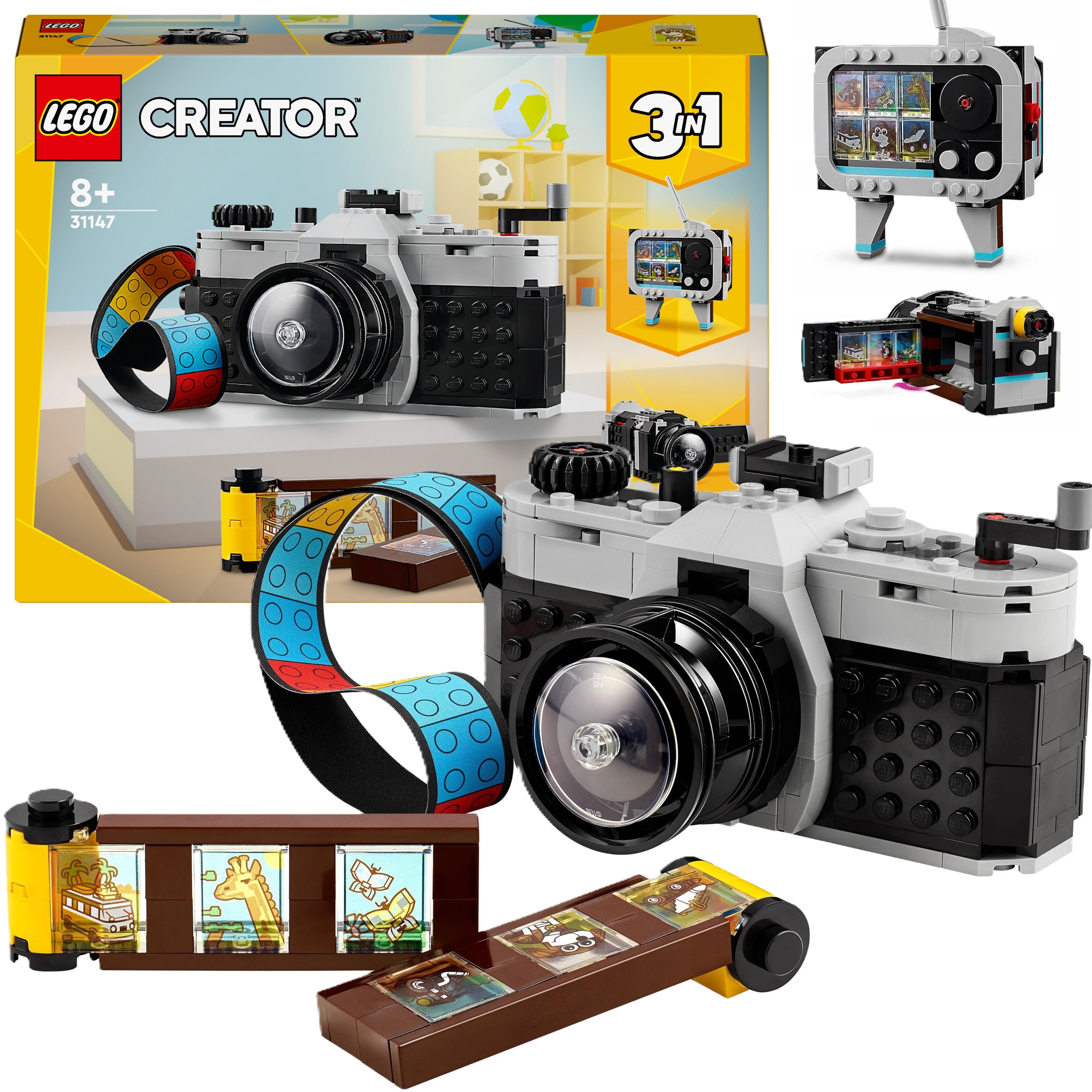Klocki Lego 31147 Creator 3W1 Aparat W Stylu Retro Zestaw Do Budowania