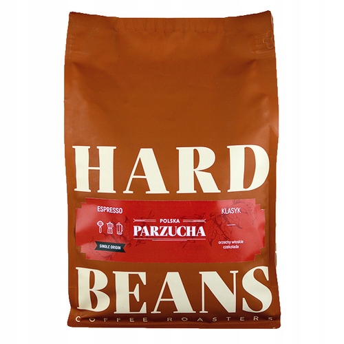 Levně káva zrnková Hard Beans Polska Parzucha 1000 g