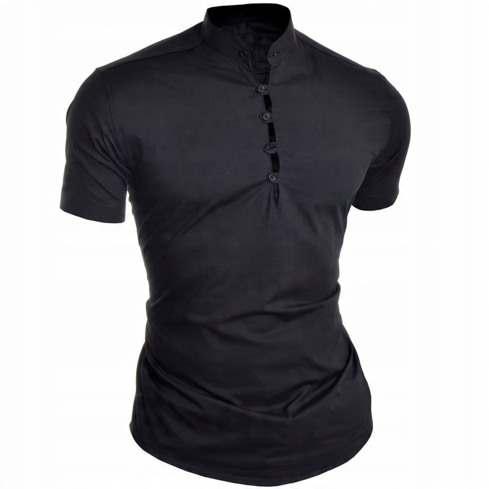 

Koszula Męska Casual Stójka Comfort Slim