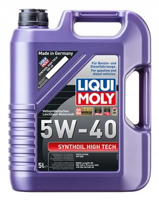 Motorový Olej 5W-40 Synthoil High Tech 5L