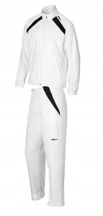 Teplákovka Juniorský Wilson Woven Warm Ups Boys White XL