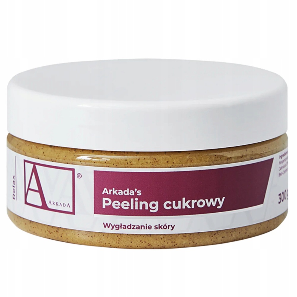 Arkada Hydratační cukrový peeling na pokožku a nehty Vyhlazení 300 g