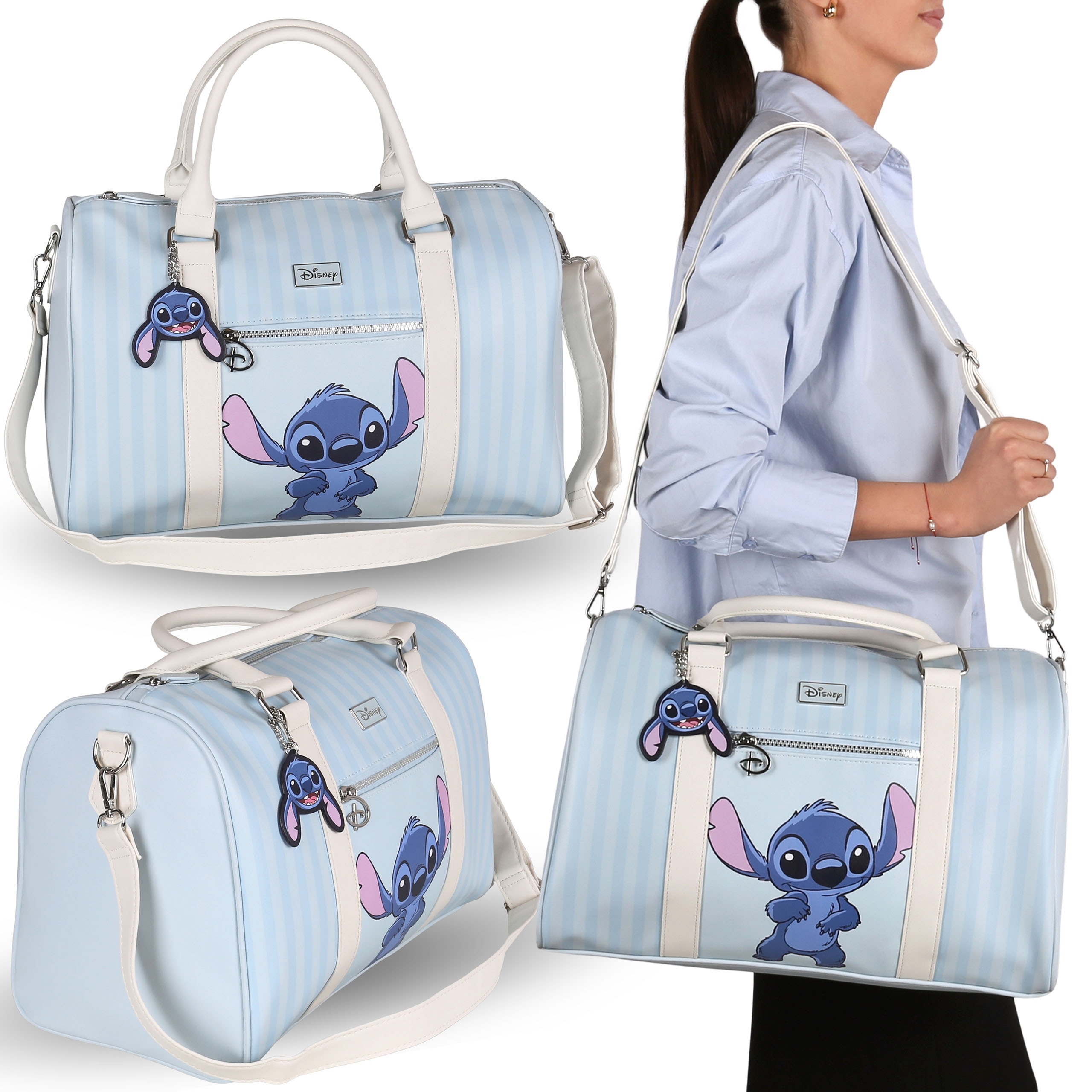 Disney Stitch Młodzieżowa torba podróżna turystyczna Bagaż Podręczny