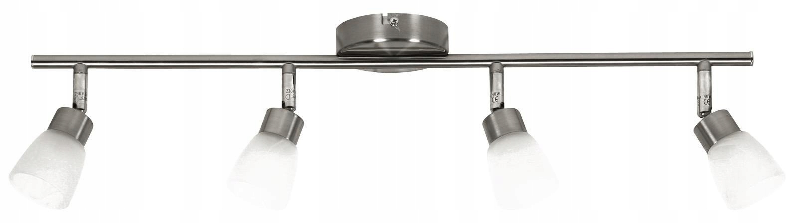 Obdélníkový stropní reflektor Candellux šedý