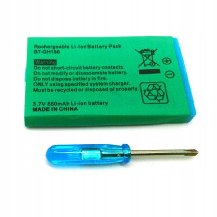 Bateria 850 mAh Nintendo GBA GameBoy Advance SP