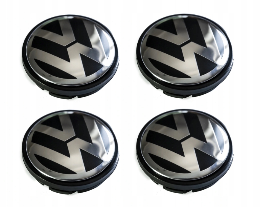 

Volkswagen Vw Dekle Dekielki 56mm Czarne Kpl Alu