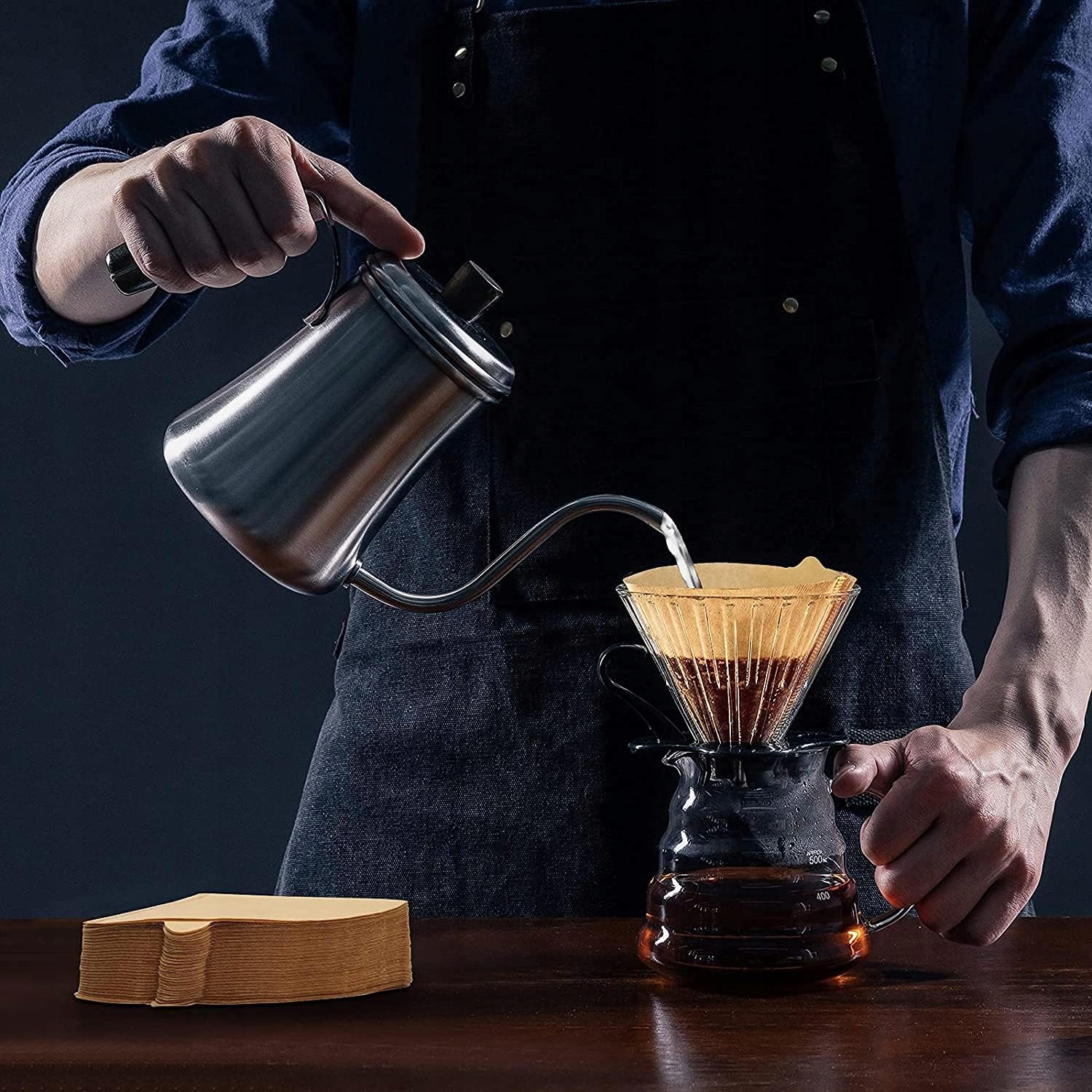 200 SZT WYSOKA JAKOŚĆ JEDNORAZOWE FILTR DO KAWY PAPIEROWY ROŻEK KAWOWY Marka Bedee