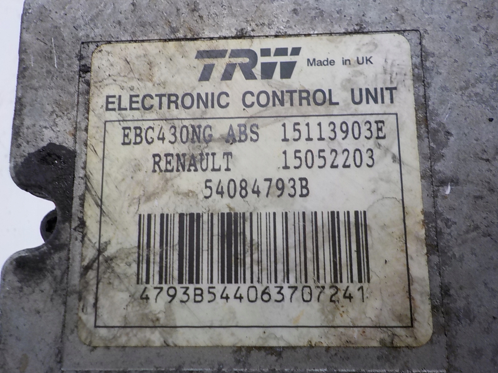 RENAULT TRAFIC II Pompa ABS 8200511146 15113903E 15052203 54084793B