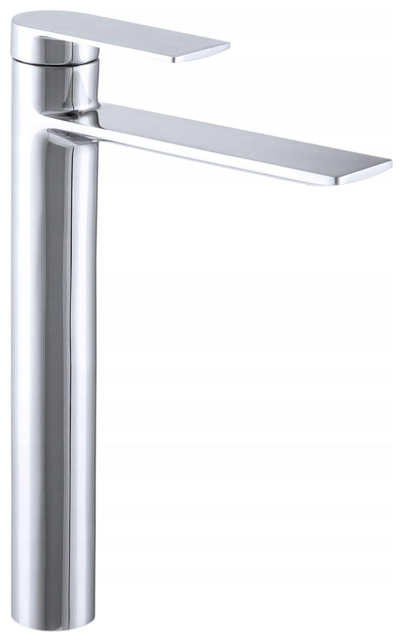 Kohútiková Umývadlová Batéria Vysoká Na Dosku Komplet Faro Keramika Chróm