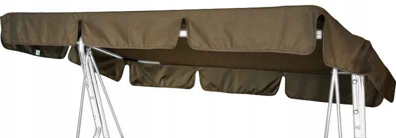 Dach Daszek Do Huśtawki Ogrodowej 120x214 brązowy