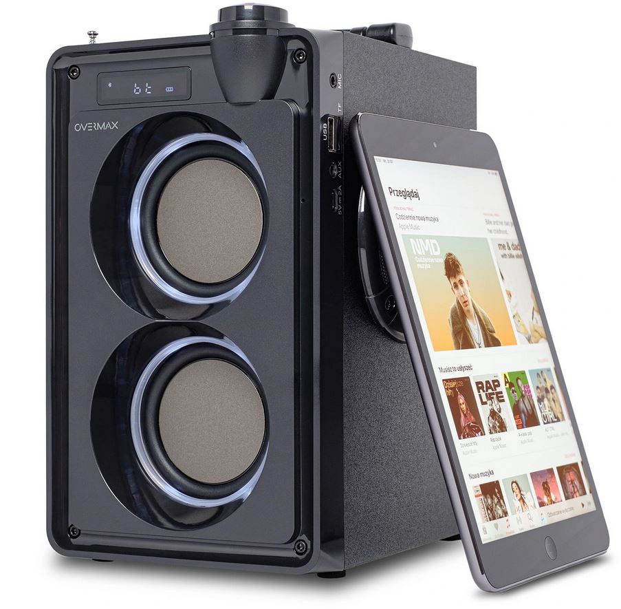 GŁOŚNIK BLUETOOTH 5.0 USB SD AUX RADIO PLAY MP3 Wbudowana pamięć inna