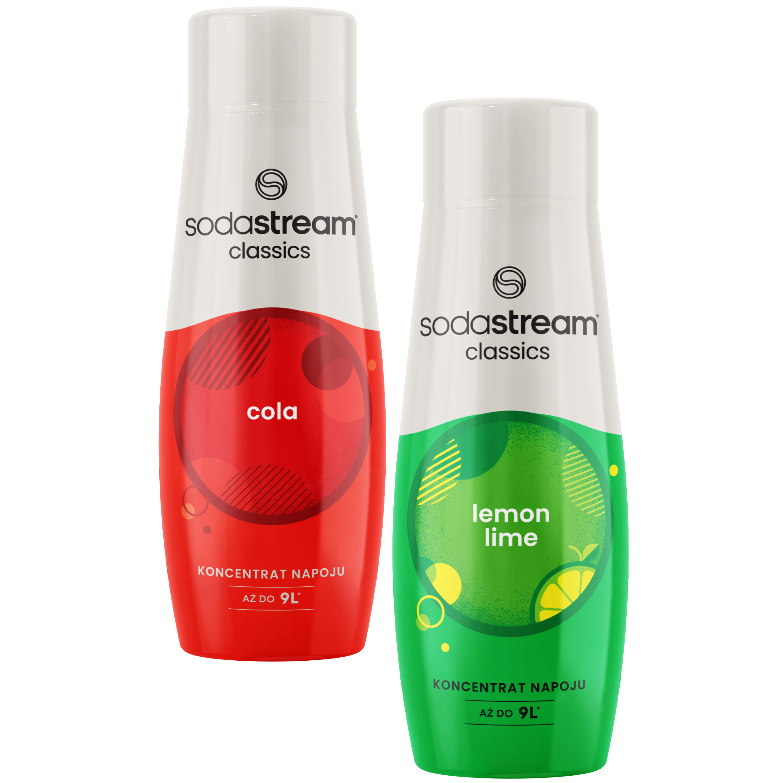 SODASTREAM Koncentrat zestaw COLA + LEMON-LIME
