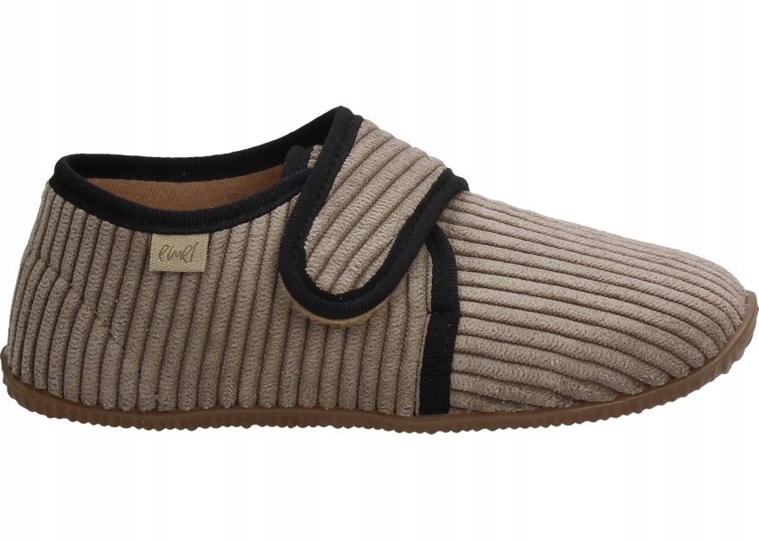 Emel Kapcie EK5000D-4 26 Sztruksowe z czarną lamówką
