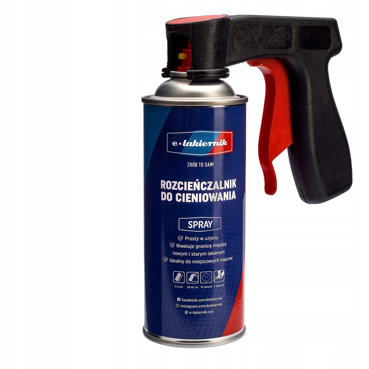 Rozcieńczalnik do Cieniowania Lakieru Spray 400ml e-lakiernik EAN (GTIN) 5904094445431