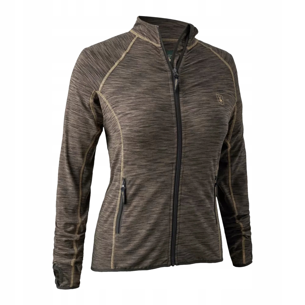 Dámská Mikina Deerhunter Lady Fleece 5483 Hnědá Melanž -34