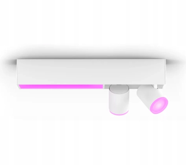 Oświetlenie punktowe Philips Hue White and Color Ambiance Centris 2 Biały