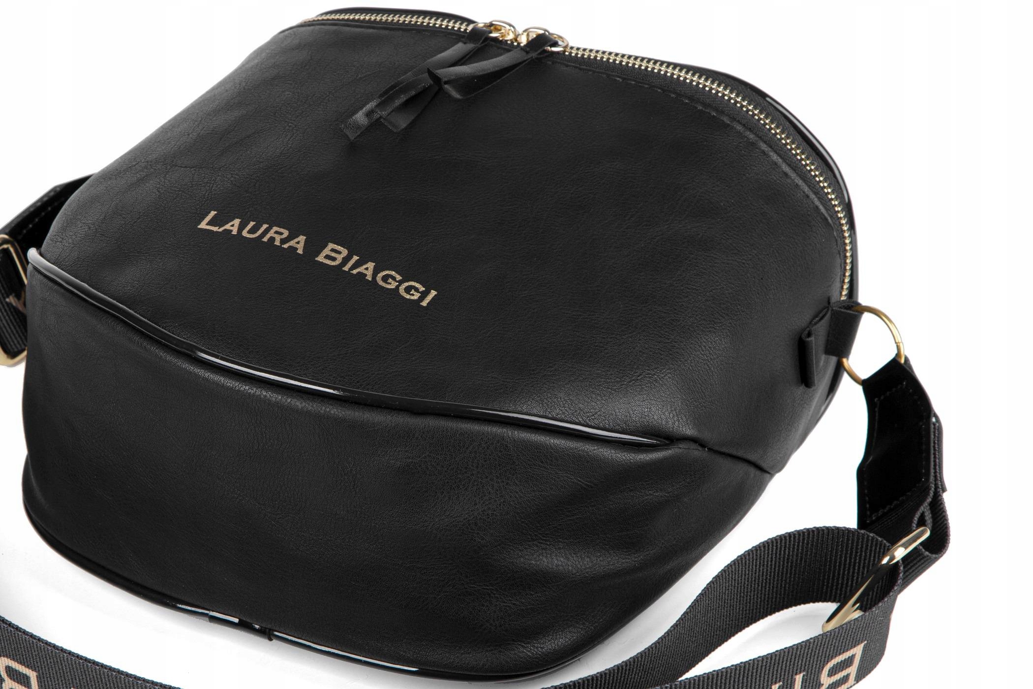 LAURA BIAGGI TOREBKA LISTONOSZKA BIAŁA PASEK LOGO Płeć kobieta