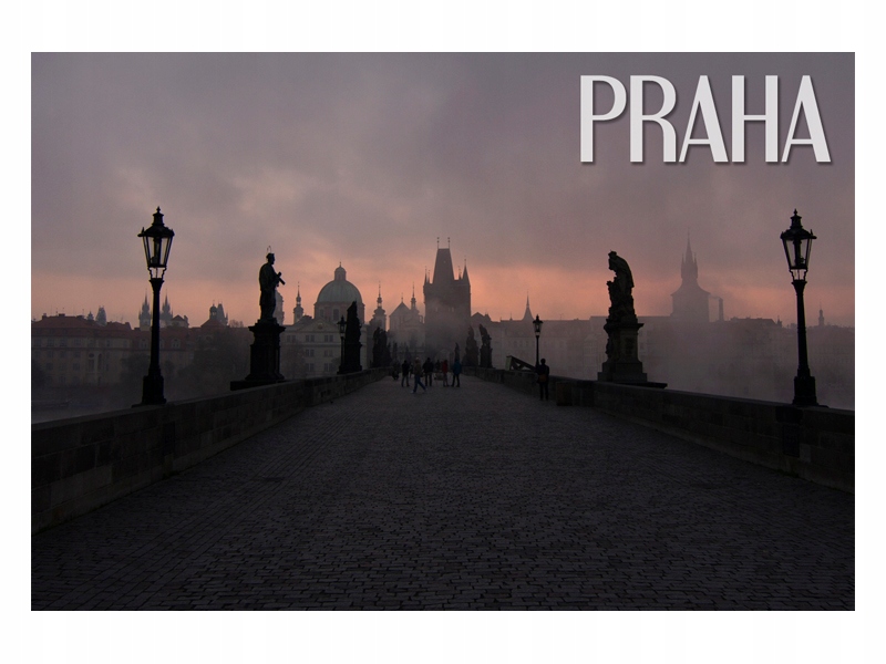 

Praga Most Karola Magnes na lodówkę