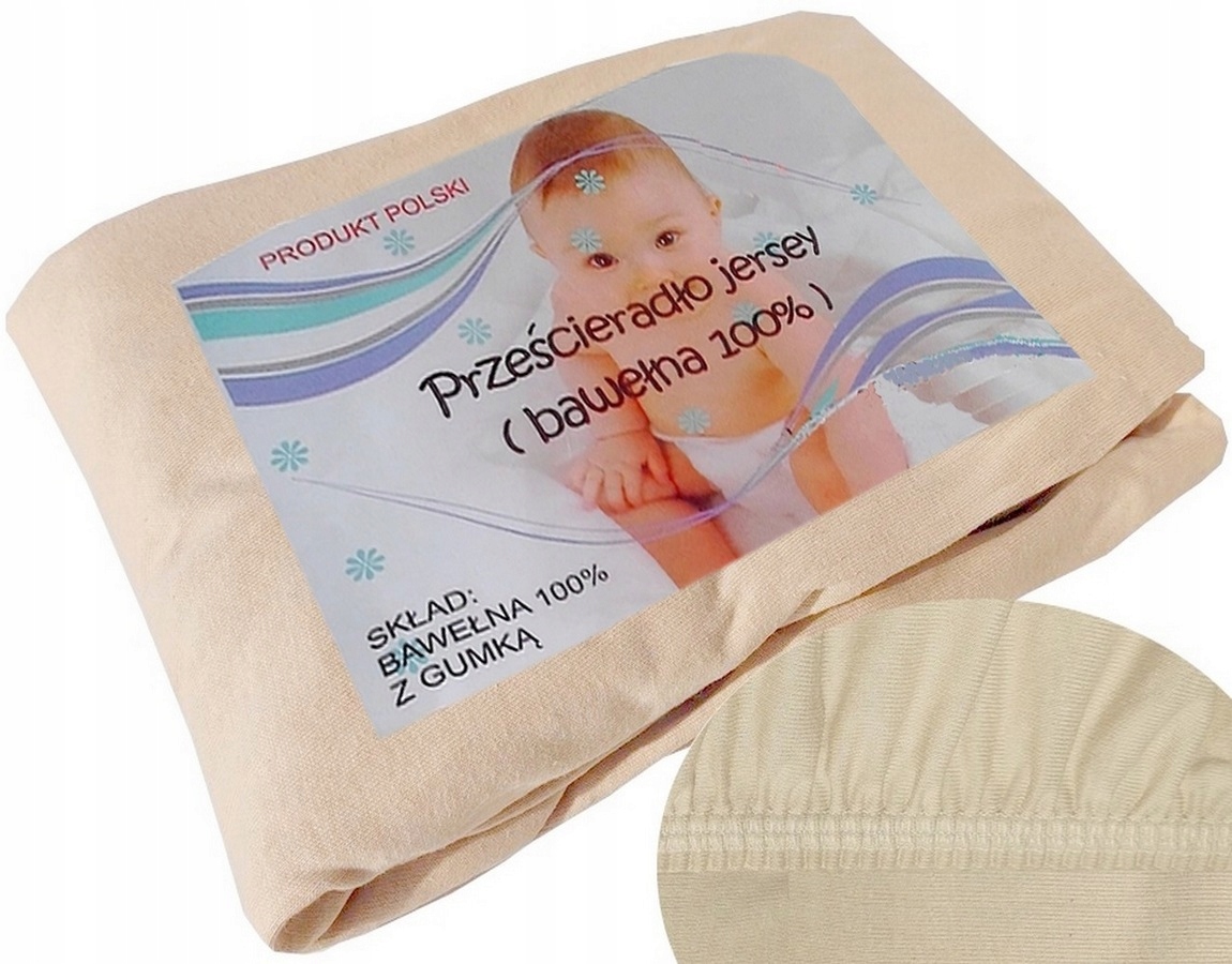 

Prześcieradło jersey 60x120 120x60 EKO-paczka