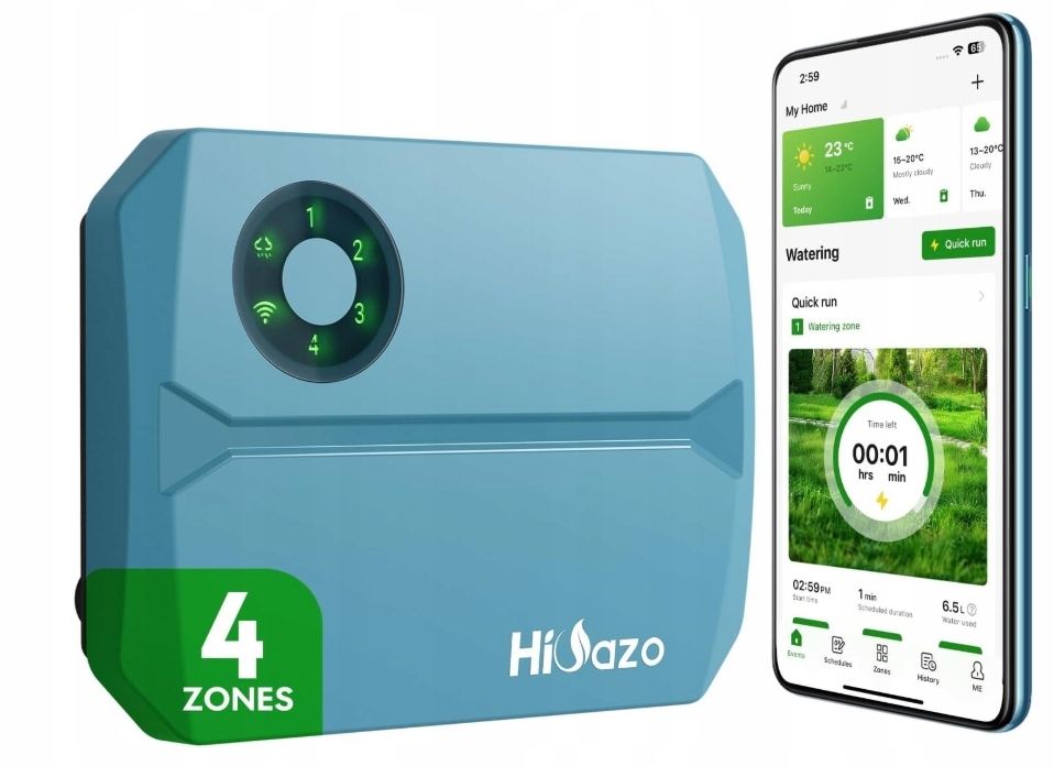 Ovládač zavlažovania WiFiZ mobilnou aplikáciou, diaľkové ovládanie, automatický