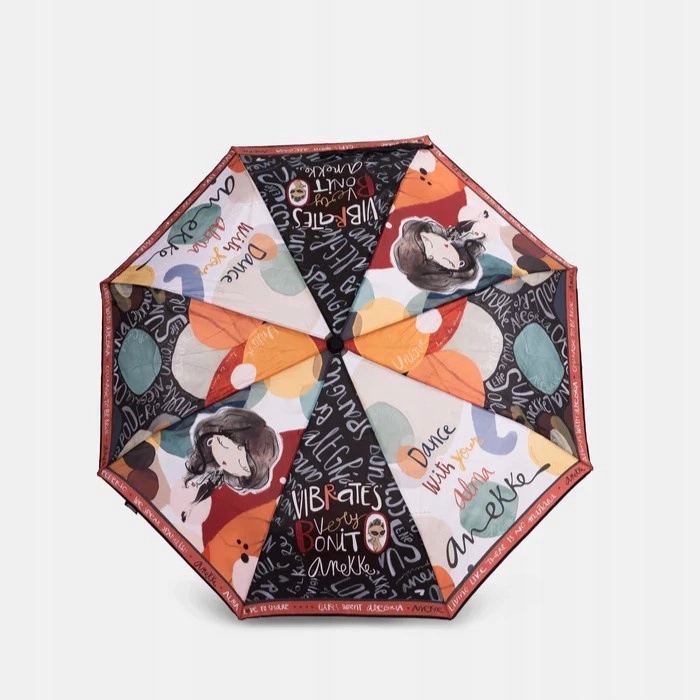 Anekke deštník automatický 40473-101 skládací, s potahem, vícebarevný