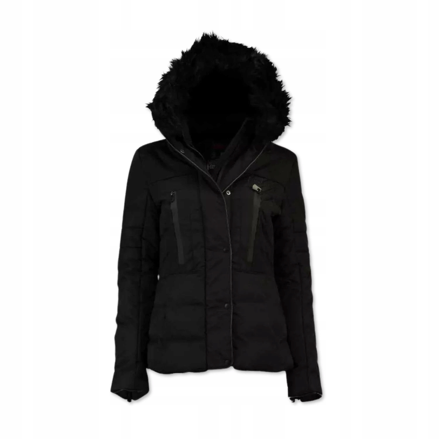 Dámská prošívaná péřová bunda Ushuaia, zimní teplá s kapucí vel. S