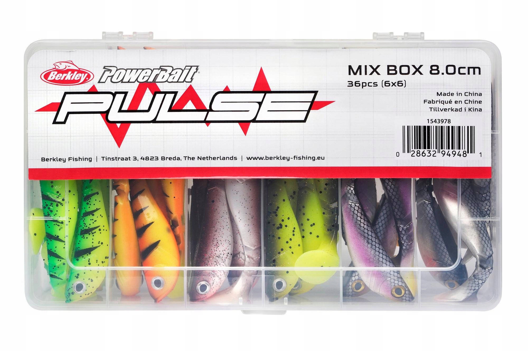 Sada Gum Berkley Pulse Shad MIX 8cm/36 Ks