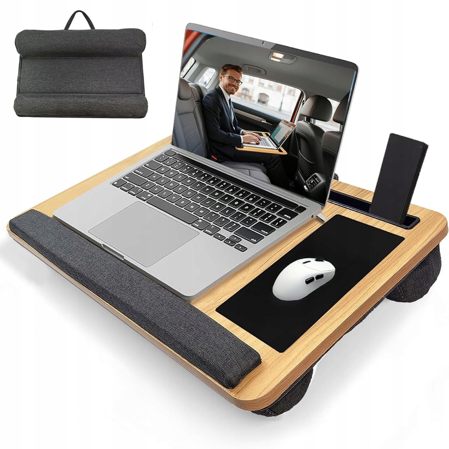 Stolik Na Laptopa Bedee Biurko Przenośne Z Poduszką I Podkładką Pod Mysz