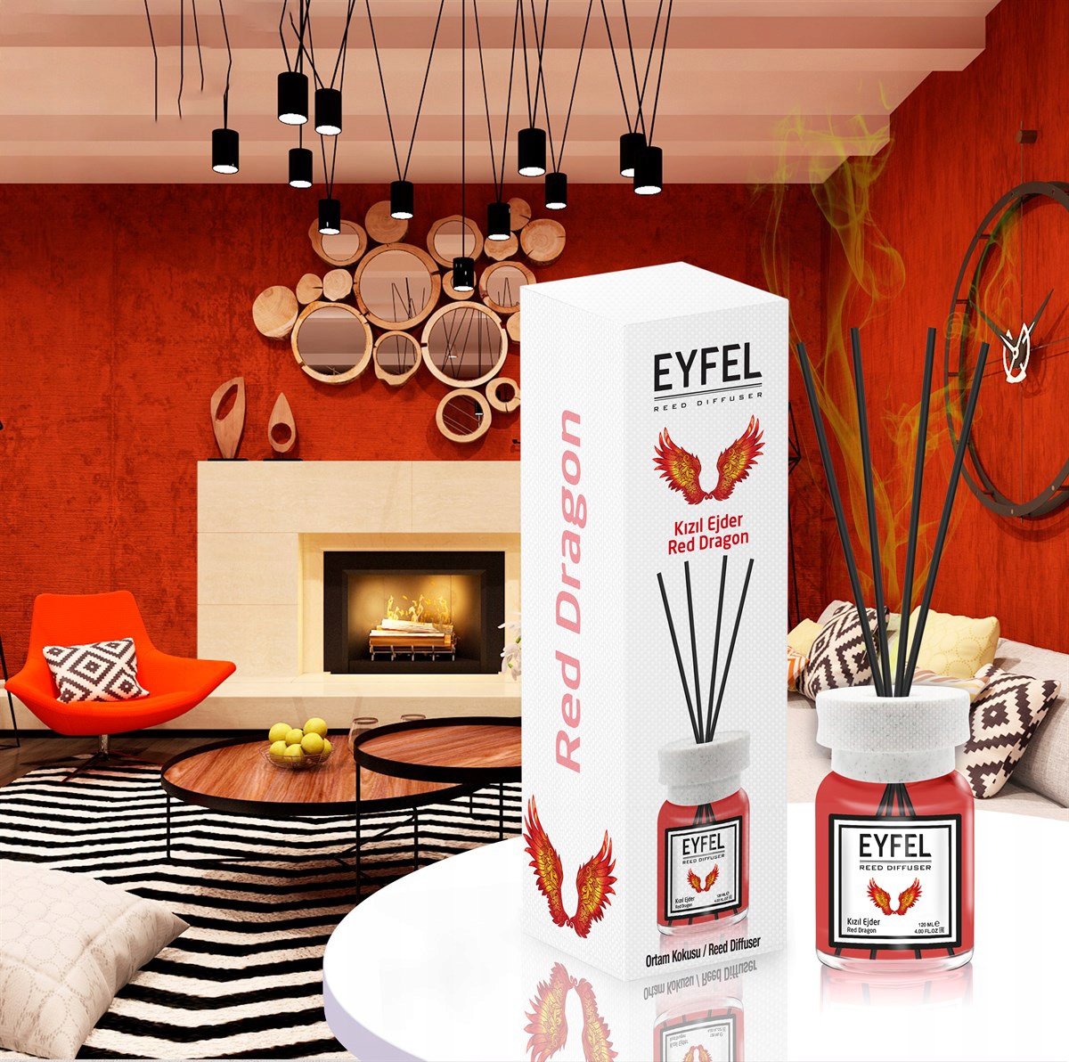 ANGEL RED EYFEL - ZAPACHY DO DOMU PATYCZKI 120ml EAN (GTIN) 8681301036992