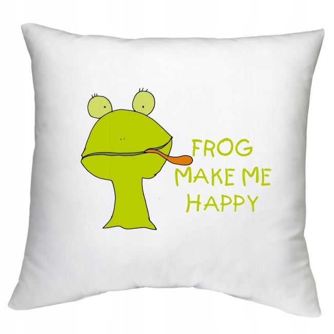 PODUSZKA ŻABA ŻABKA ŻABY ROPUCHA WZORY Długość 40 cm