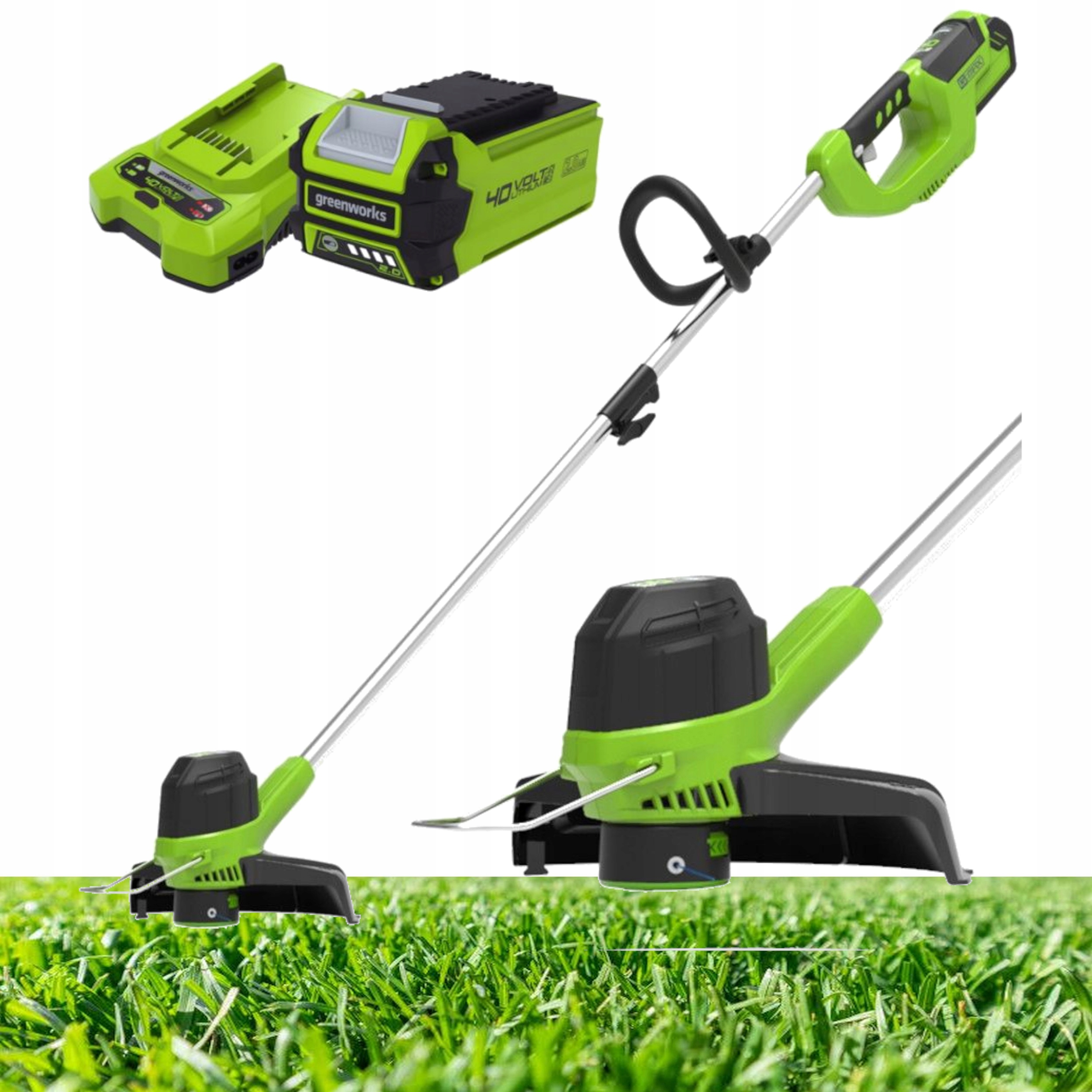 

Greenworks Podkaszarka 40V ładowarka aku 2Ah
