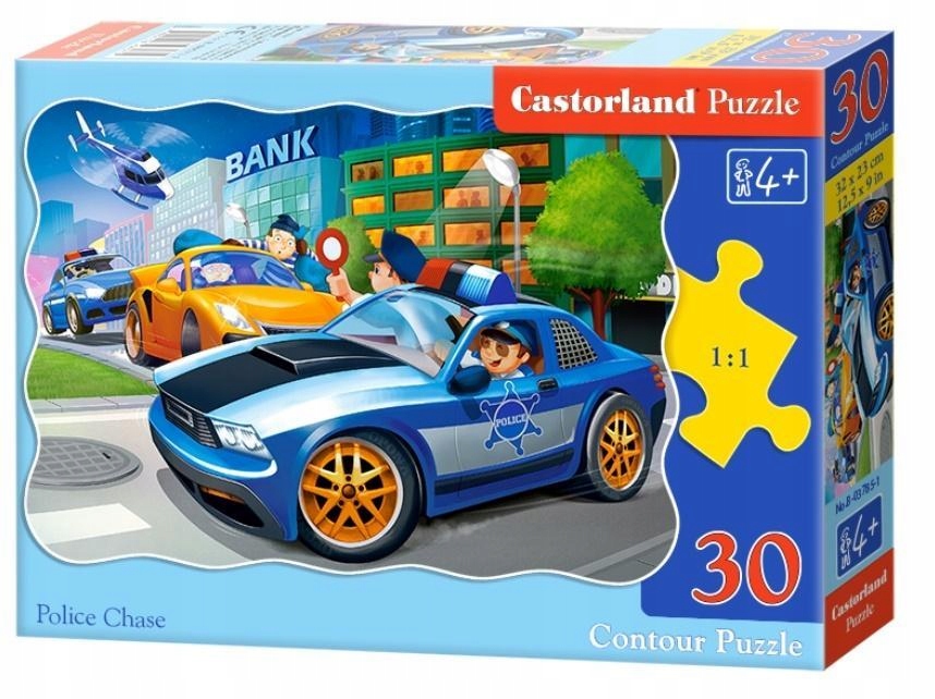 Puzzle 30 Police Chase CASTOR bcd