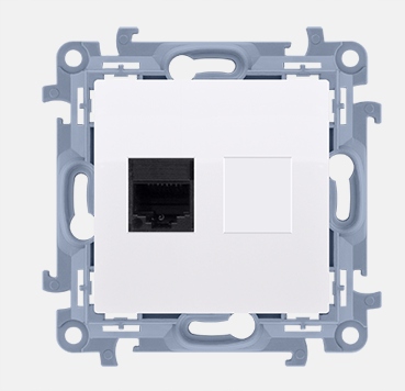 

Simon 10 Gniazdo komputerowe RJ45 kat.6 C61E.01/11