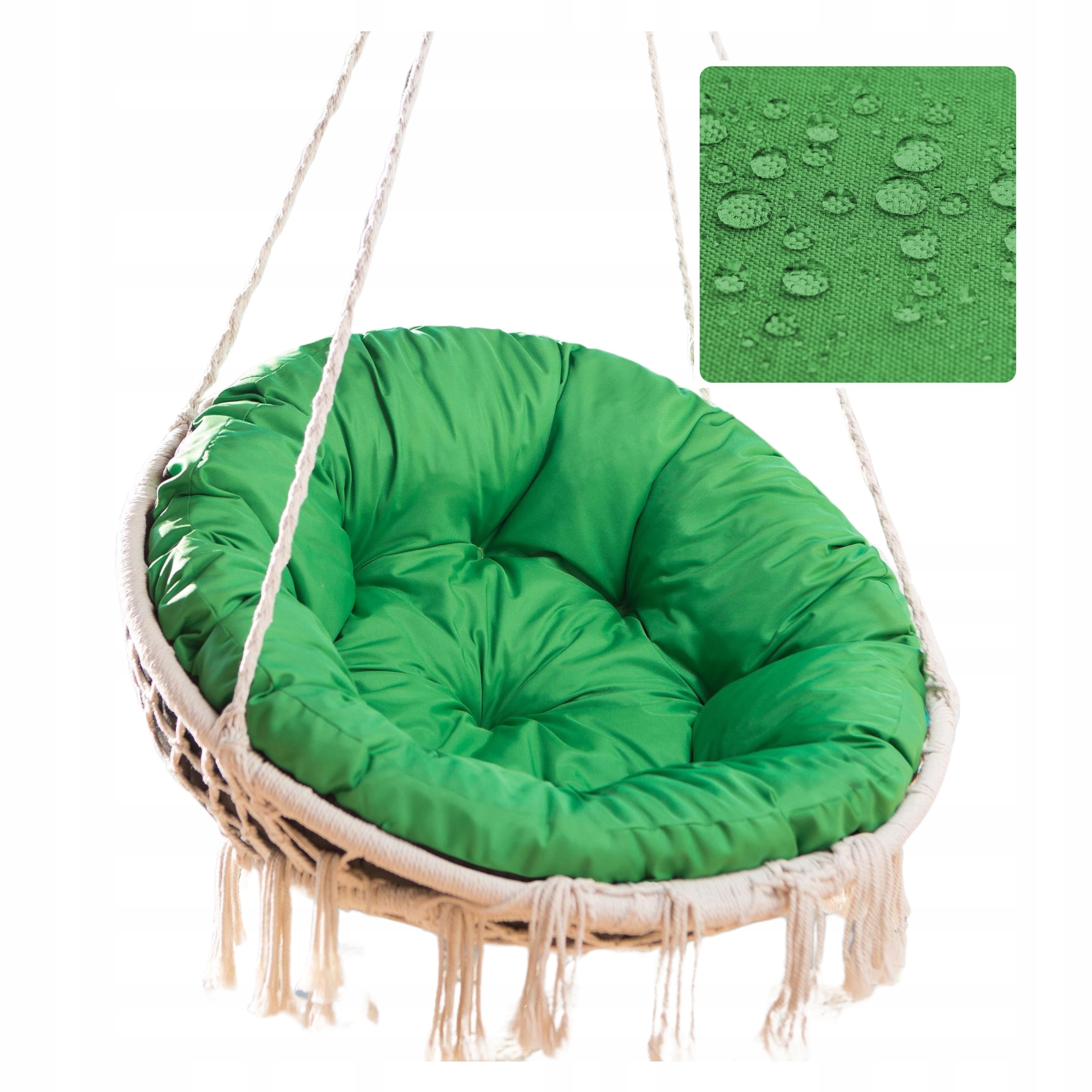 Polštář na čapí hnízdo zahradní houpačka závěsné křeslo, velká poduška