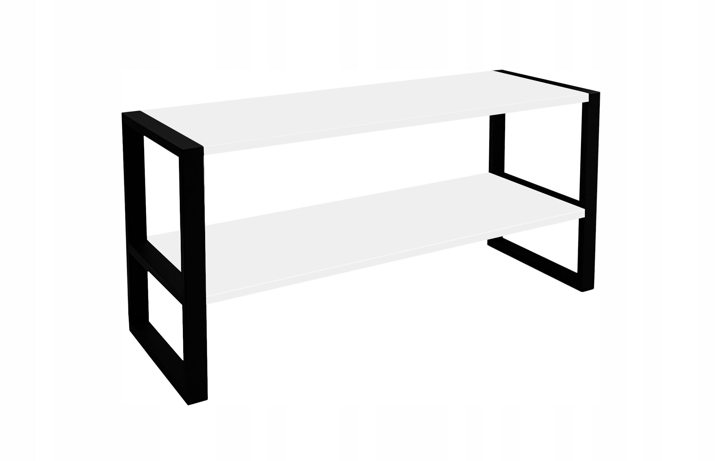 

Stolik Rtv pod telewizor metalowe nogi biały mat