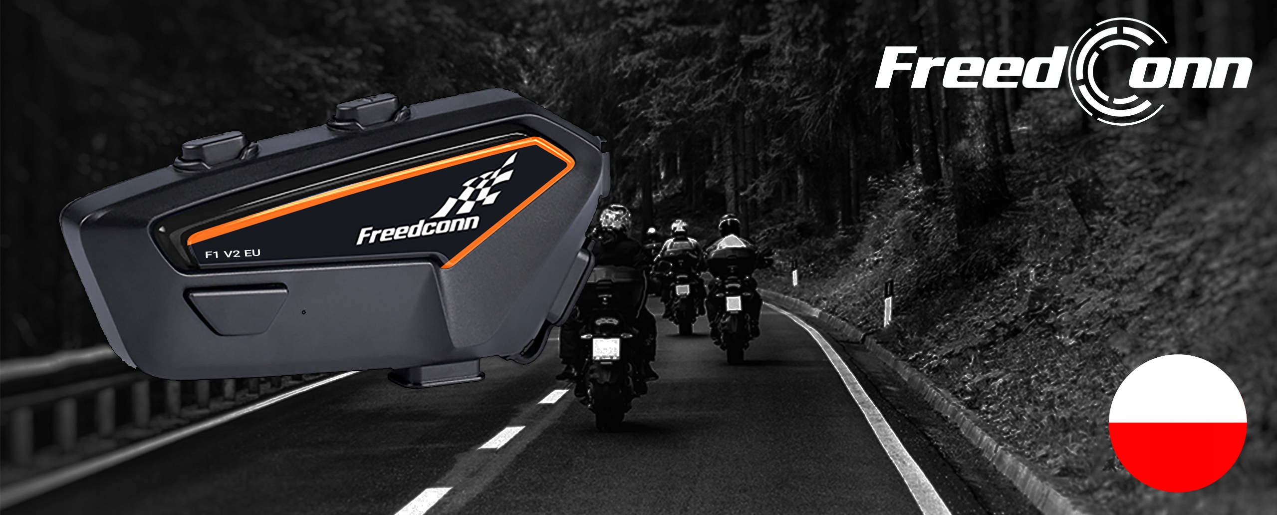 Interkom motocyklowy FreenConn F1 V2 EU Typ mikrofonu hybrydowy integralny