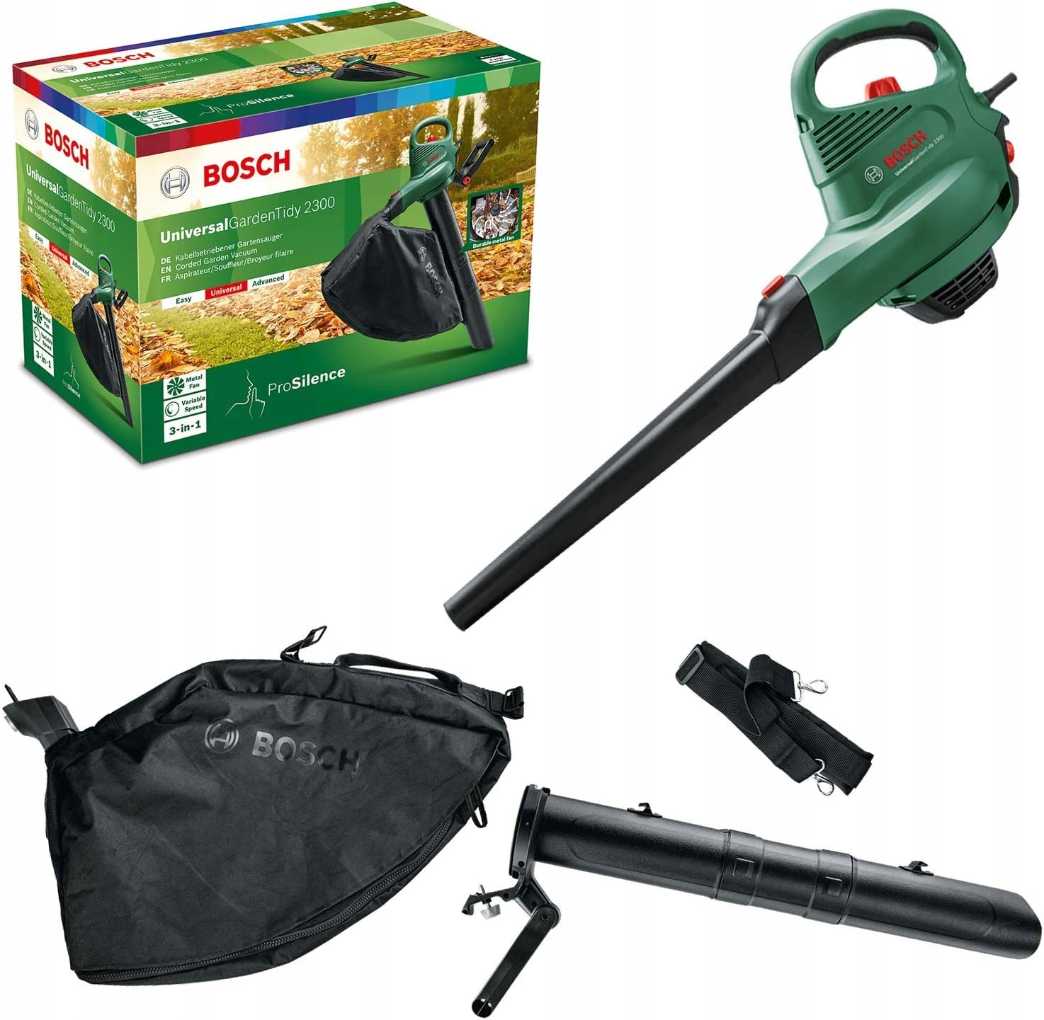 Bosch záhradný vysávač UniversalGardenTidy 2300, vysávač lístia/fúkač lístia