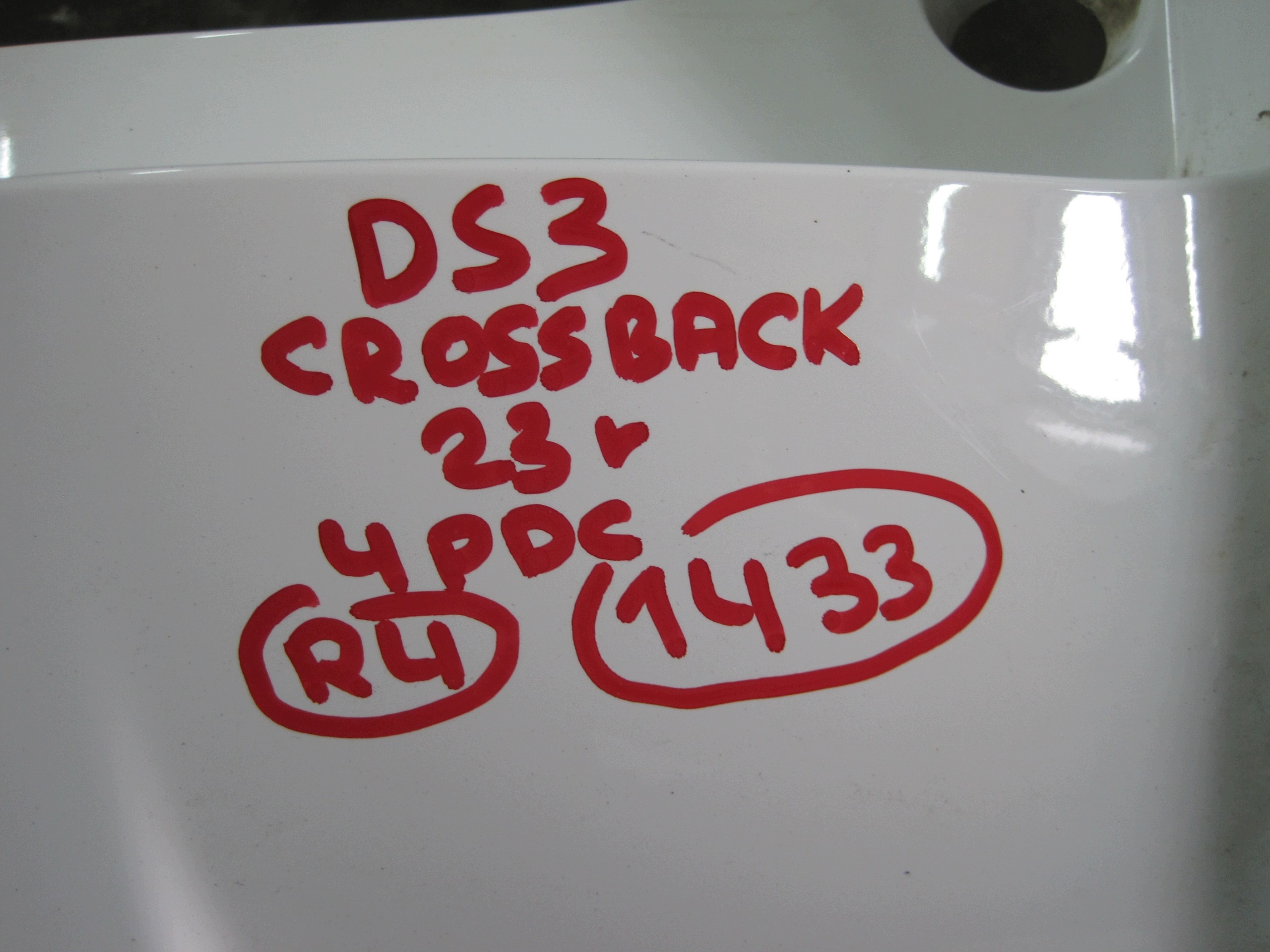 bumper rear CITROEN DS3 CROSSBACK 4 PDC 23R rear part