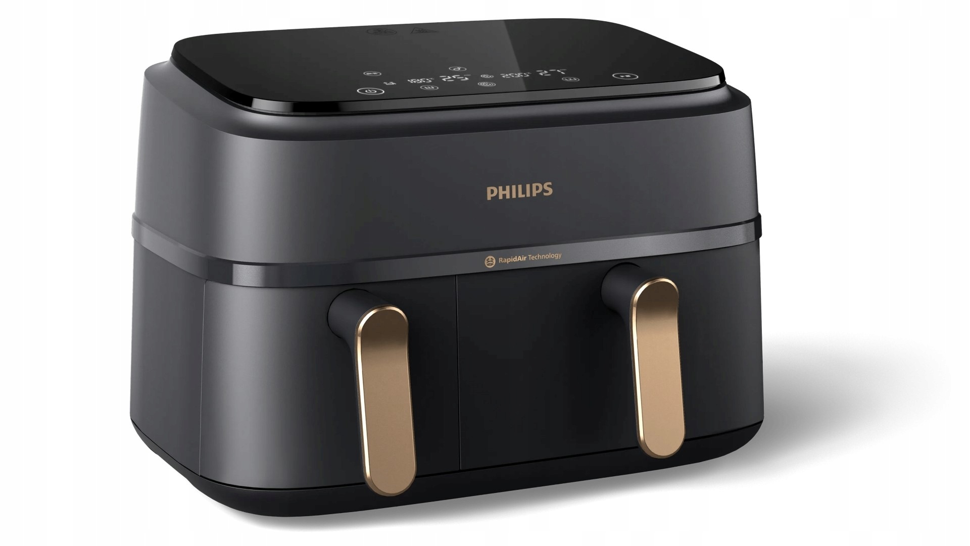 Philips Séria 3000 Dvojkošová teplovzdušná fritéza NA352/00