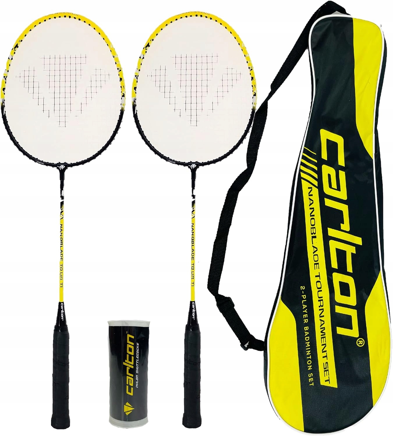 2 x Rakieta do badmintona Carlton NanoBlade Tour 3 lotki pokrowiec