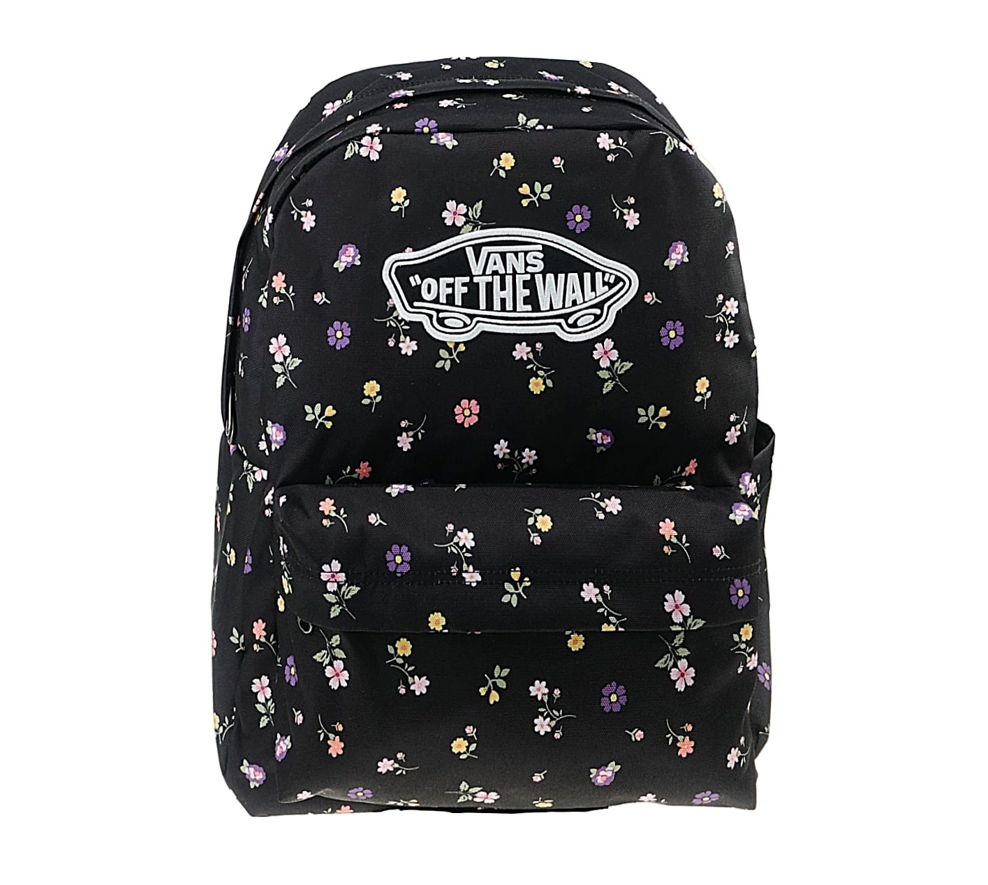 Plecak Vans szkolny Old Skool VN000H4YHTL czarny, kwiaty