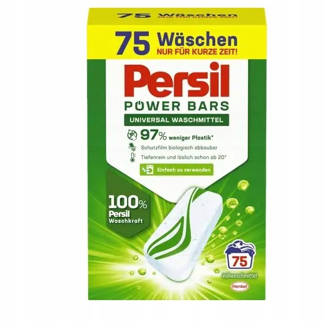 Levně Tabletky na praní Persil Power Bars 75 ks