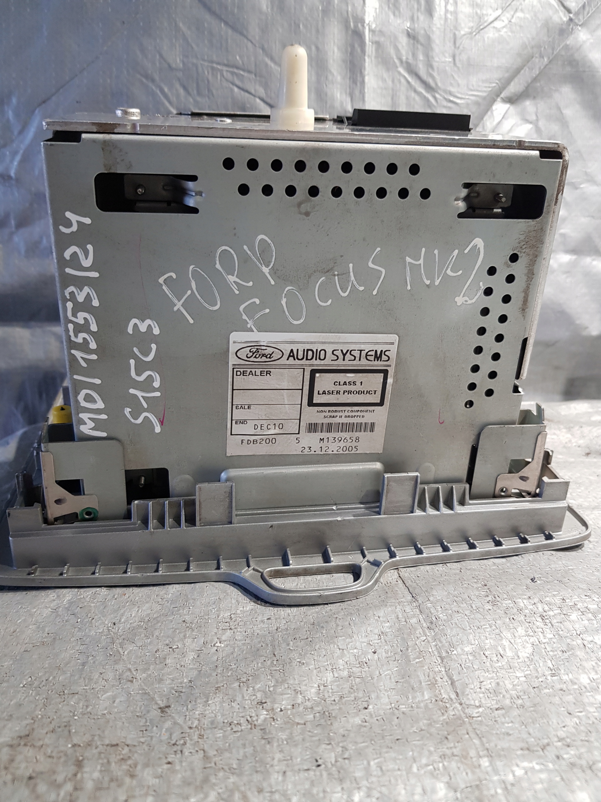 Radio Ford OE 6S61-18C815-AF + frame