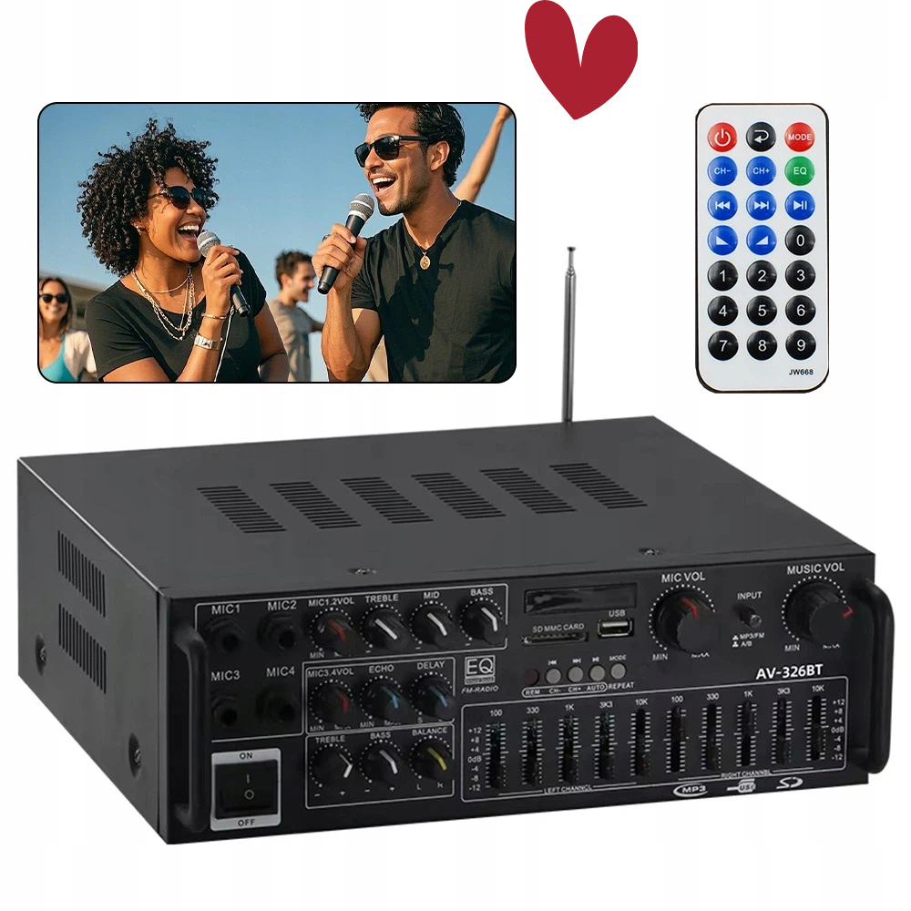 Kompaktní Audio Zesilovač Šetřící Místo V Domě