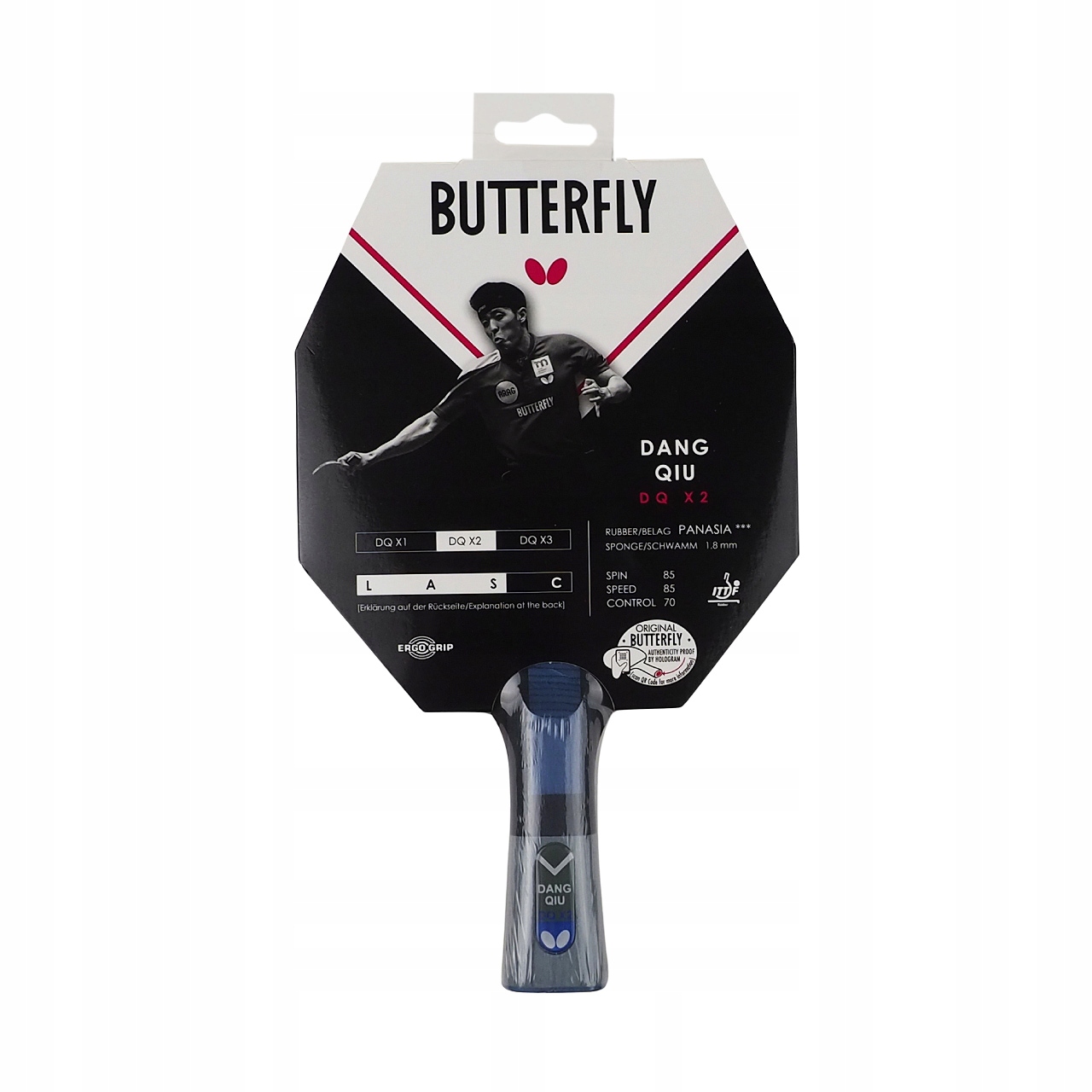 Pálka na stolní tenis Butterfly pro Ping Ponga Professional DQX2
