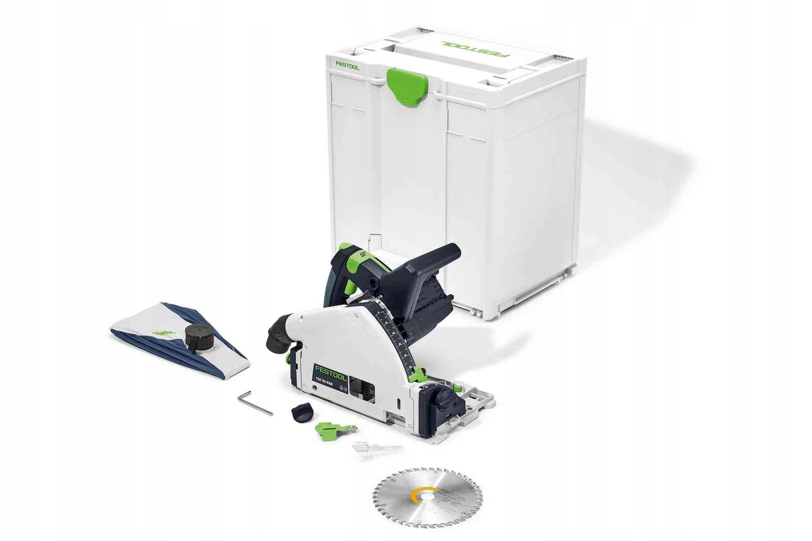 Festool TSC 55 KEB-Basic - akumulatorowa zagłębiarka w kolorze czarno-białym
