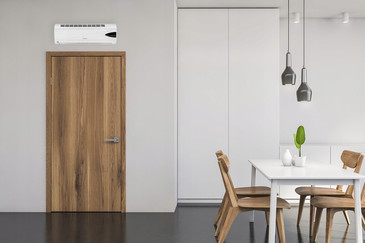 KURTYNA POWIETRZNA CERAMICZNA PTC N'OVEEN HC2200 Głębokość produktu 12.5 cm